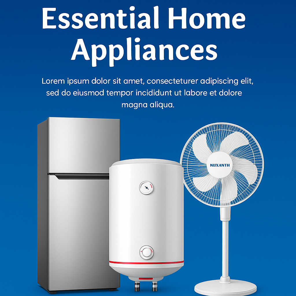 How to Choose the Right Geyser, Fan, and Blender for Your Home